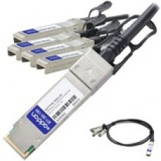 AddOn Twinaxial Network Cable - 6.56 ft Twinaxial Network Cable for Network Device - First End: 1 x QSFP28 Male Network - Second End: 4 x SFP28 Male Network - 100 Gbit/s - 1 Pack - TAA Compliant - TAA Compliance MCP7F00-A002-AO