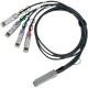 MELLANOX LinkX QSFP28/SFP28 Network Cable - 6.56 ft QSFP28/SFP28 Network Cable for Network Device - First End: 1 x QSFP28 Network - Second End: 4 x SFP28 Network - 12.50 GB/s - Splitter Cable MCP7F00-A002R30N