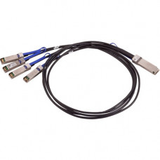 Accortec LinkX QSFP28/SFP28 Network Cable - 8.20 ft QSFP28/SFP28 Network Cable for Network Device - First End: 1 x QSFP28 Male Network - Second End: 4 x SFP28 Male Network - 12.50 GB/s - Black MCP7F00-A02A-ACC