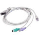 Raritan MCUTP06-PS2 Cat.5 KVM MCUTP Cable Adapter - RJ-45 Male Network - HD-15 Male VGA, mini-DIN (PS/2) Male Keyboard/Mouse - 2ft MCUTP06-PS2