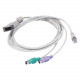Raritan KVM UTP cable - RJ-45 Network, mini-DIN (PS/2) PS/2 - HD-15 Video - 6.5ft - TAA Compliance MCUTP20-PS2