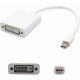 AddOn 8in Mini-DisplayPort Male to DVI-I Female White Adapter Cable - 100% compatible and guaranteed to work - TAA Compliance MDISPLAYPORT2DVIW