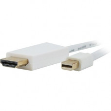 Comprehensive Mini DisplayPort Male to HDMI Male Cable 3ft - HDMI/Mini DisplayPort for Monitor, Audio/Video Device - 1.35 GB/s - 3 ft - 1 x Mini DisplayPort Male Digital Audio/Video - 1 x HDMI Male Digital Audio/Video - Gold Plated Connector - RoHS Compli