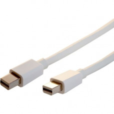 Comprehensive Mini DisplayPort Male to Male Cable 3ft - DisplayPort for Audio/Video Device - 3 ft - Digital Audio/Video - 1 x Mini DisplayPort Male Digital Audio/Video - Shielding - White - RoHS Compliance MDP-MDP-3ST