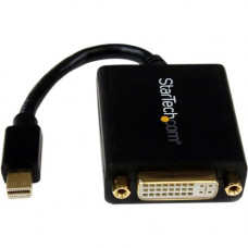 Startech.Com Mini DisplayPort to DVI Video Adapter Converter - Connect a DVI display to a Mini DisplayPort equipped PC or MAC - Compatible with Mini DisplayPort equipped laptops such as Lenovo ThinkPad X1 Carbon - Passive Single Link / DP++ / Dual-mode Di