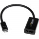 Startech.Com Mini DisplayPort to HDMI 4K Audio / Video Converter - mDP 1.2 to HDMI Active Adapter for UltraBook / Laptop - 4K @ 30 Hz - Black - 5.90" HDMI/Mini DisplayPort A/V Cable for Audio/Video Device, Tablet, Ultrabook, Notebook, Monitor - First