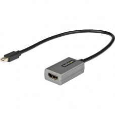 Startech.Com Mini DisplayPort to HDMI Adapter, mDP to HDMI Adapter Dongle, 1080p, Mini DP 1.2 to HDMI Video Converter, 12" Long Cable - Mini DisplayPort 1.2 to HDMI adapter dongle connects mDP laptop to HDMI display - 1080p 60Hz video/7.1 audio/HDCP 