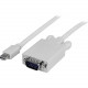 Startech.Com 15 ft Mini DisplayPort&trade; to VGA Adapter Converter Cable - mDP to VGA 1920x1200 - White - 15 ft Mini DisplayPort/VGA Video Cable for Video Device, Notebook, Projector, Ultrabook, Monitor, TV, MAC, HDTV - First End: 1 x Mini DisplayPor