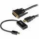 Startech.Com mDP to DVI Connectivity Kit - Active Mini DisplayPort to HDMI Converter with 6 ft HDMI to DVI Cable - mDP to DVI Adapter Bundle MDPHDDVIKIT