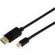 Axiom Mini DisplayPort to DisplayPort Adapter Cable 3ft - 3 ft DisplayPort/Mini DisplayPort A/V Cable for Monitor, Computer, Notebook, Audio/Video Device - First End: 1 x Mini DisplayPort Male Digital Audio/Video - Second End: 1 x Mini DisplayPort Male Di