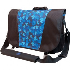 Mobile Edge SUMO Messenger Bag - Black / Blue - Messenger - Shoulder Strap - 16" to 17.1" Screen Support - 12" x 19" x 6" - Ballistic Nylon - Black, Blue ME-SUMO33MB3