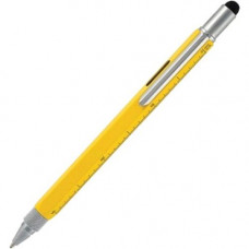 Mobile Edge Multi-Tool Tech Pen/Stylus (Yellow) - Aluminum, Steel - Yellow - Tablet, Smartphone Device Supported MEASPM3