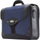 Mobile Edge 15.4" Premium Briefcase - Top-loading - 15.4" Screen Support - 5" x 13" x 17" - Ballistic Nylon - Black, Navy MEBCP3