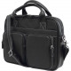 Mobile Edge The Tech MEBCT1 Carrying Case (Briefcase) for 14" to 15" Notebook - Black - Bump Resistant Interior, Scratch Resistant Interior - Vegan Leather, Cotton Twill Interior, Poly Fur Interior - Shoulder Strap, Handle - 11" Height x 15
