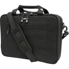 Mobile Edge Eco-Friendly Carrying Case (Briefcase) for 16" to 17" Notebook - Black - Cotton Canvas, Poly Fur Interior - 12.3" Height x 4.5" Width - ECO Compliance MECBC1