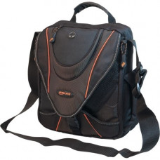 Mobile Edge 9" - 13.3" Mini Messenger - Messenger - 9" to 13" Screen Support - 12" x 13" x 5" - Ballistic Nylon - Black, Orange MEMMS0