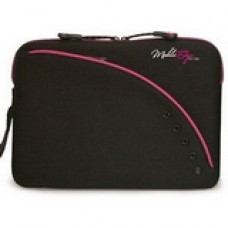 Mobile Edge UltraPortable Notebook Sleeve - 8" x 11.25" x 1.25" - Neoprene - Black, Pink MESSU1-8.9X