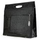 Mobile Edge Espresso Faux-Croc Case - Top-loading - Shoulder Strap - Faux Croc - Black METBC1