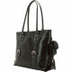 Mobile Edge Signature Tote - Top-loading - Faux Croc - Black METSC1