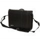 Mobile Edge Slimline Carrying Case (Messenger) for 14.1" Ultrabook - Black, White - Koskin Leather - Shoulder Strap - 11.6" Height x 15" Width x 3" Depth MEUTSMB5