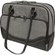 Mobile Edge Carrying Case (Tote) for 14.1" to 17" Ultrabook - Black, White - Faux Leather, Polyester, Poly Fur Interior - Herringbone - Trolley Strap, Shoulder Strap - 14" Height x 17.5" Width x 6" Depth MEWHCL