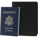 Mobile Edge I.D. Sentry Passport Wallet - Leather - Black MEWSS-PW