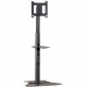 Chief MF1-UB Flat Panel Display Mobile Cart - Up to 125lb Flat Panel Display - Black MF1-UB