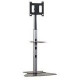 Chief MF16000S Flat Panel Display Stand - Up to 125lb - Up to 55" Flat Panel Display - Silver - Floor-mountable MF16000S