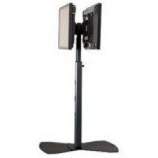 Chief MF26000B Flat Panel Dual Display Stand - Up to 250lb - Up to 55" Flat Panel Display - Black - Floor-mountable - TAA Compliance MF26000B