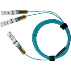 MELLANOX Active Fiber Hybrid Solution, ETH 100GbE to 2x50GbE, QSFP28 to 2xQSFP28, 3m - 9.84 ft Fiber Optic Network Cable for Network Device, Switch, Server - First End: 2 x QSFP28 Male Network - Second End: 1 x QSFP28 Male Network - 100 Gbit/s - Splitter 