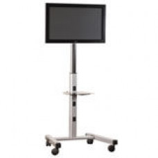 Milestone Av Technologies Chief MFC-US - Cart - telescopic - for flat panel - aluminum - silver MFCUS