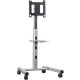 Chief Mobile Cart Kit: MFCUS with PAC700 Case - Up to 55" Screen Support - 125 lb Load Capacity - Flat Panel Display Type Supported37.1" Width - Floor Stand - Silver - TAA Compliance MFCUS700