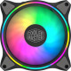 Cooler Master MasterFan MF120 Halo Cooling Fan - 3 Pack - 3 x 120 mm - 47.2 CFM - 30 dB(A) Noise - Rifle Bearing - 4-pin PWM, 3-pin RGB - ARGB LED - 18.3 Year Life MFL-B2DN-183PA-R1