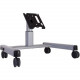 Milestone Av Technologies Chief MFQUB - Cart - for flat panel - aluminum - black - screen size: up to 50" - TAA Compliance MFQUB