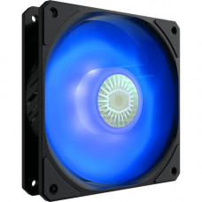 Cooler Master SickleFlow Cooling Fan - 120 mm - 62 CFM - 27 dB(A) Noise - Rifle Bearing - 4-pin PWM - Blue LED - 18.3 Year Life MFX-B2DN-18NPB-R1