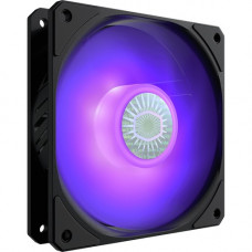 Cooler Master SickleFlow Cooling Fan - 120 mm - 62 CFM - 27 dB(A) Noise - Rifle Bearing - 3-pin ARGB, 4-pin PWM - RGB LED - 18.3 Year Life MFX-B2DN-18NPC-R1