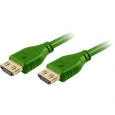 Comprehensive MicroFlex Pro AV/IT Series High Speed HDMI Cable with ProGrip Dark Green - 15 ft HDMI A/V Cable for Audio/Video Device - First End: 1 x HDMI Male Digital Audio/Video - Second End: 1 x HDMI Male Digital Audio/Video - Shielding - Gold Plated C