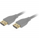 Comprehensive Pro AV/IT HDMI Audio/Video Cable - 1.50 ft HDMI A/V Cable for Audio/Video Device - First End: 1 x HDMI Male Digital Audio/Video - Second End: 1 x HDMI Male Digital Audio/Video - Shielding - Gold Plated Connector - Gray, Graphite Gray MHD-MHD
