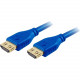 Comprehensive MicroFlex Pro AV/IT Series High Speed HDMI Cable with ProGrip Cool Blue - 3 ft HDMI A/V Cable for Audio/Video Device - First End: 1 x HDMI Male Digital Audio/Video - Second End: 1 x HDMI Male Digital Audio/Video - Shielding - Gold Plated Con