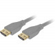 Comprehensive Pro AV/IT HDMI Audio/Video Cable - 3 ft HDMI A/V Cable for Audio/Video Device - First End: 1 x HDMI Male Digital Audio/Video - Second End: 1 x HDMI Male Digital Audio/Video - Shielding - Gold Plated Connector - Gray, Graphite Gray MHD-MHD-3P