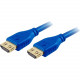 Comprehensive MicroFlex Pro AV/IT Series High Speed HDMI Cable with ProGrip Cool Blue - 12 ft HDMI A/V Cable for Audio/Video Device - First End: 1 x HDMI Male Digital Audio/Video - Second End: 1 x HDMI Male Digital Audio/Video - Shielding - Gold Plated Co