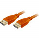 Comprehensive MicroFlex Pro AV/IT Series High Speed HDMI Cable with ProGrip Deep Orange - HDMI for Audio/Video Device - 12 ft - 1 x HDMI Male Digital Audio/Video - 1 x HDMI Male Digital Audio/Video - Gold Plated - Shielding - Orange, Deep Orange MHD-MHD-1