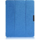 I-Blason i-Folio Carrying Case (Folio) iPad mini, iPad mini 3, iPad mini with Retina Display - Blue - Shock Resistant, Drop Resistant, Bump Resistant, Slip Resistant, Scratch Resistant - Leather, Polyurethane Leather MINI2-3F-BLUE