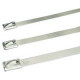 PANDUIT Pan-Steel MLT Series Self-Locking Stainless Steel Cable Tie - Cable Tie - 100 Pack - TAA Compliance MLT1S-CP