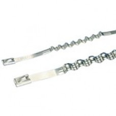PANDUIT Enhanced Pan-Steel Wave-Ty Superior Grip Stainless Steel Tie - 50 Pack - TAA Compliance MLT4WLH-LP