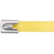 Panduit Pan-Steel Cable Tie - Yellow - 50 Pack - 250 lb Loop Tensile - Polyester, Stainless Steel - TAA Compliance MLTFC4H-LP316YL