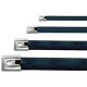 PANDUIT Pan-Steel MLTFC Series Fully Coated Stainless Steel Cable Tie - 50 Pack - 300 lb Loop Tensile - TAA Compliance MLTFC2EH-LP316