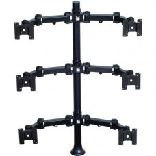 Premier Mounts Desk Mount for Monitor - 6 Display(s) Supported - 150 lb Load Capacity - 75 x 75, 100 x 100 VESA Standard MM-AH426