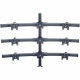 Premier Mounts MM-BE429 Desk Mount for Flat Panel Display - Black - 10" to 24" Screen Support MM-BE429