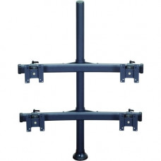 Premier Mounts MM-BH284 Desk Mount for Flat Panel Display - Black - 10" to 24" Screen Support - 100 lb Load Capacity - RoHS Compliance MM-BH284